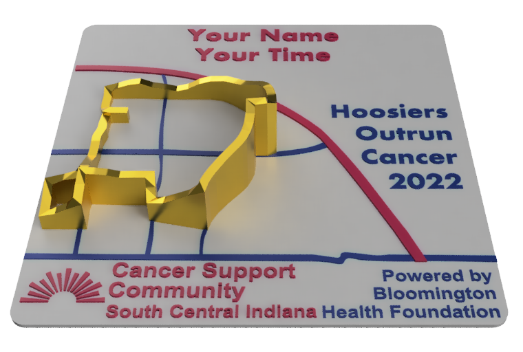 HOC 2022 Route on Baseplate with Name